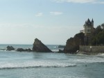 spot de surf la cote des basques avec la villa belza